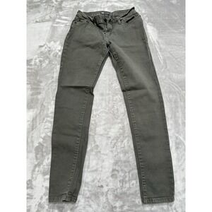 Levis 535 Legging Jeans‎ Womens 9M Gray Stretch Skinny Jeggings Denim Mid Rise